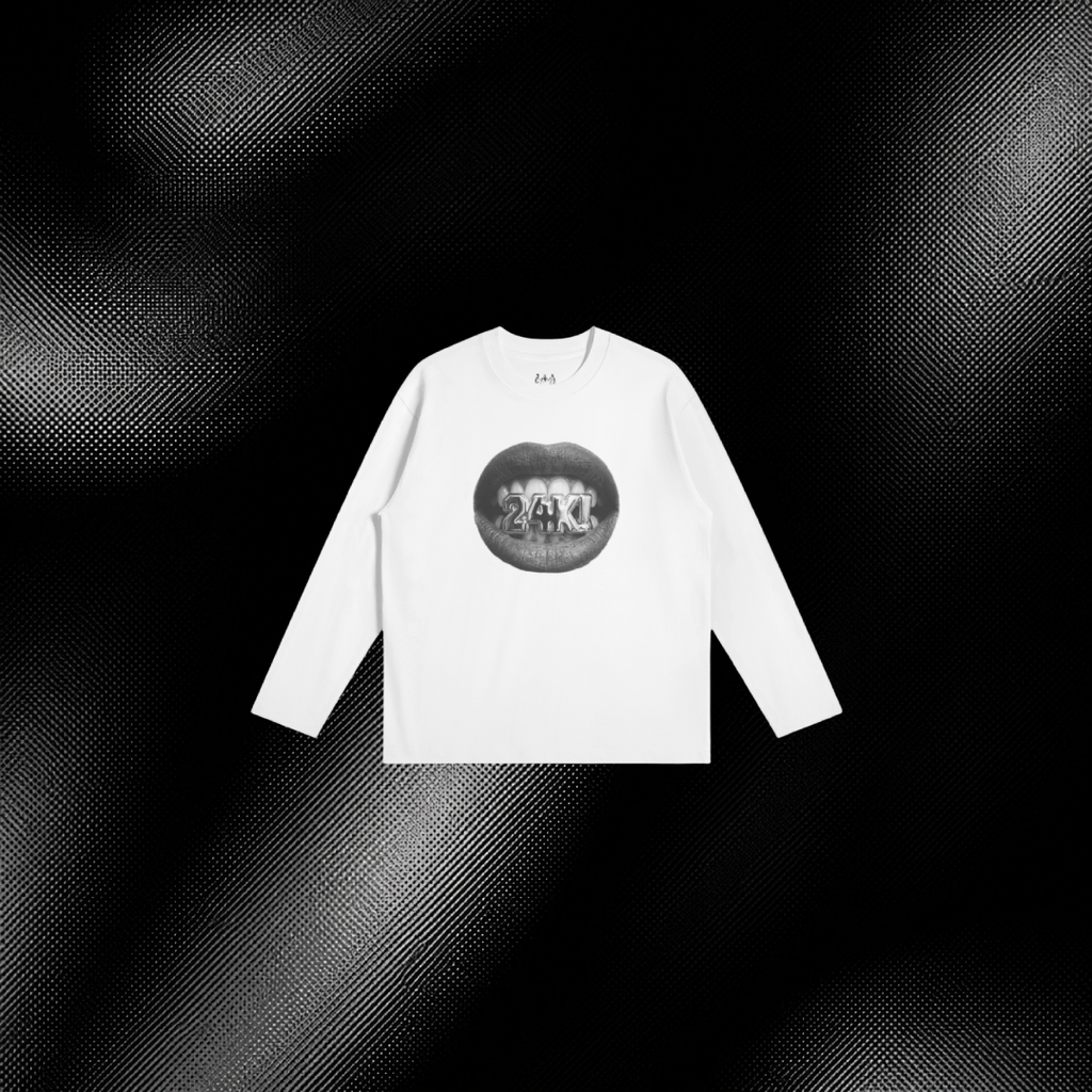 Grillz Long Sleeve Tee – t-shirt manches longues 24K!