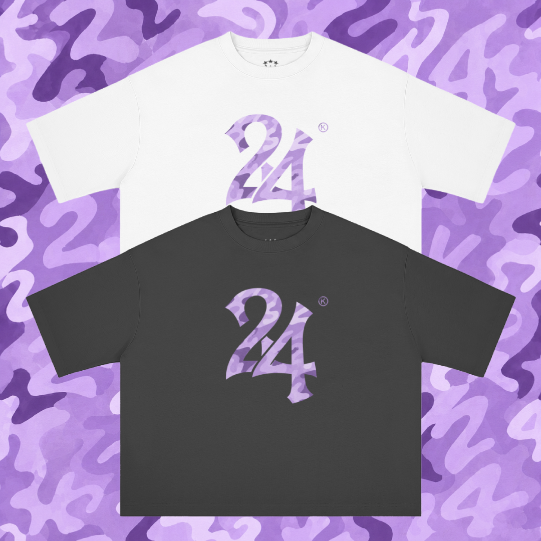 24 Camo Violet – t-shirt streetwear 24K!
