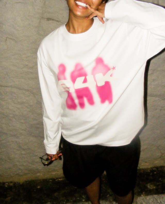 Pink Crew Long Sleeve