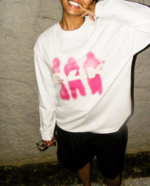 Pink Crew Long Sleeve